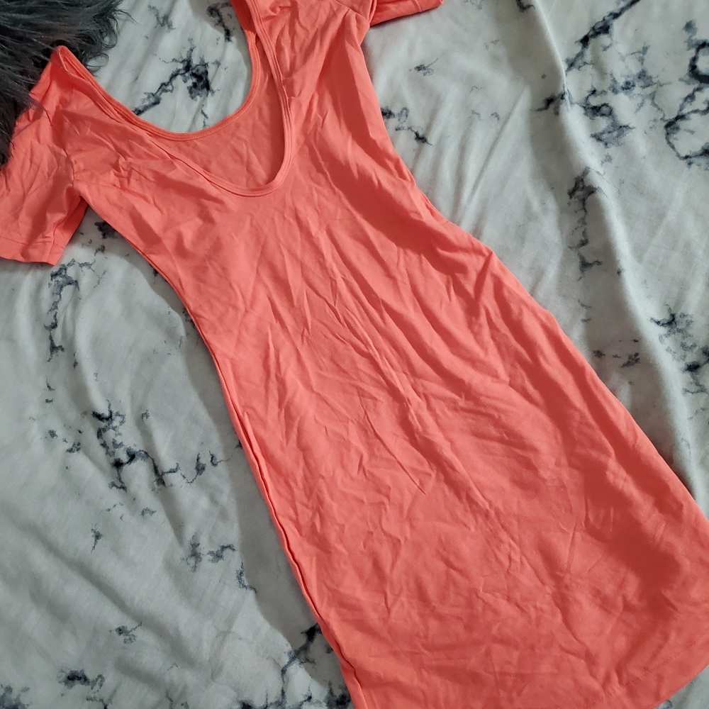 American Apparel coral dress
